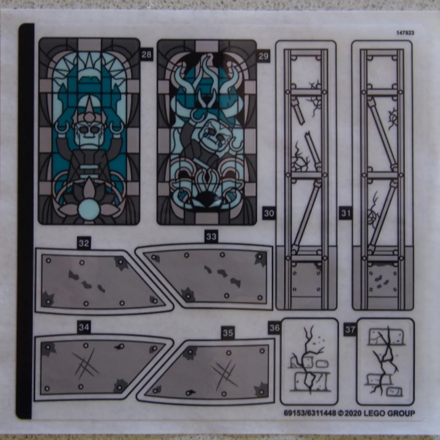 Part 70437stk02 - Sticker Sheet for Set 70437, Sheet 2 - (69153/6311448)