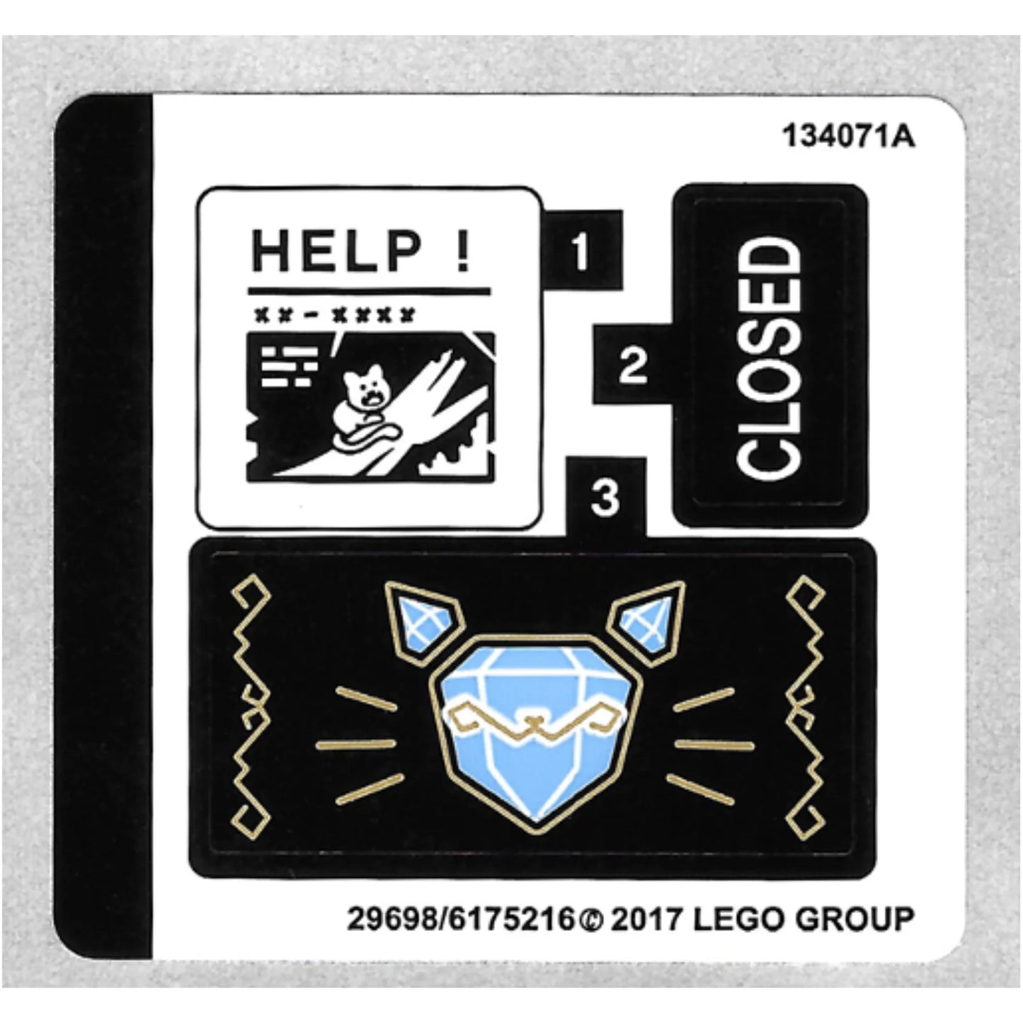 Part 70902stk01 - Sticker Sheet for Set 70902 - (29698/6175216)