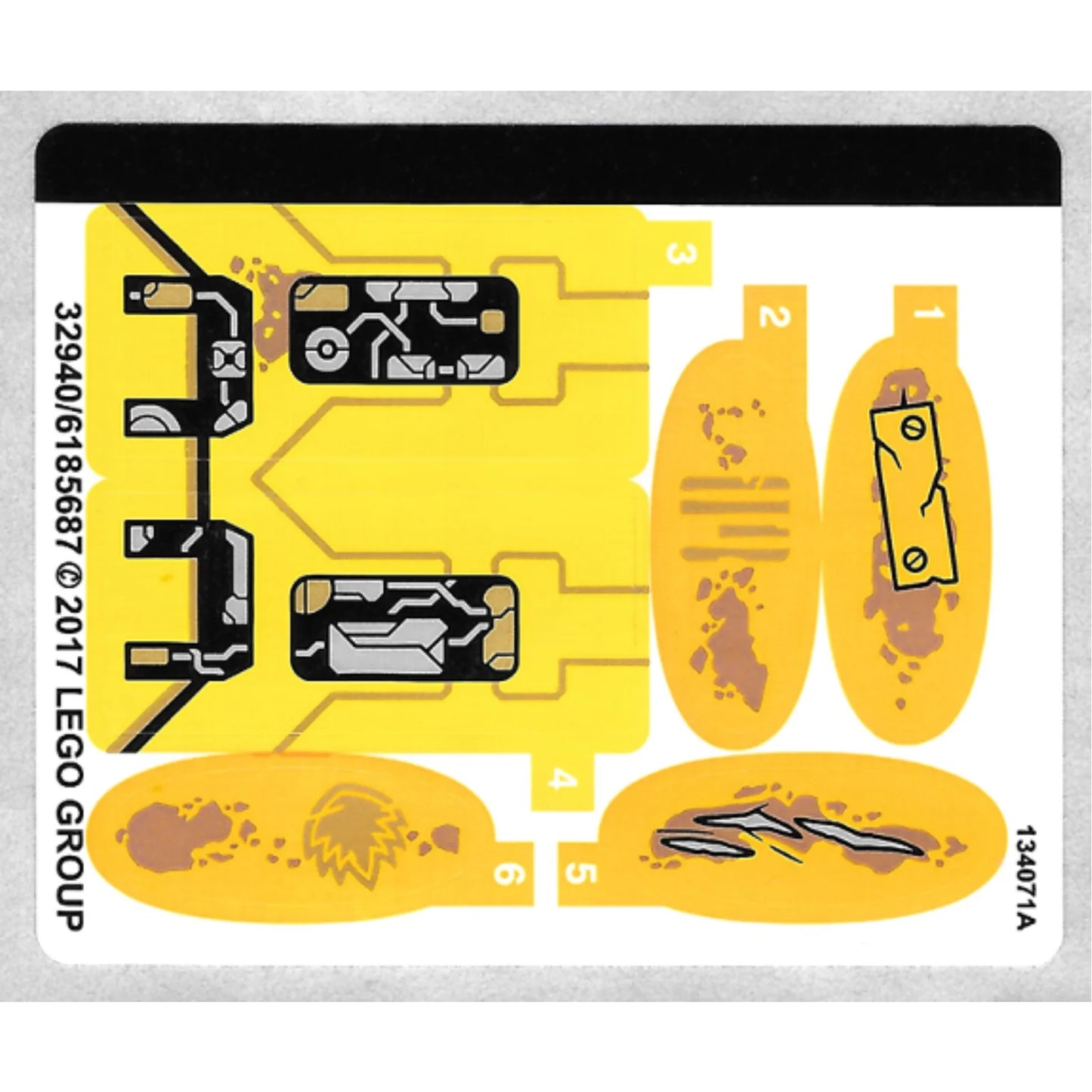 Part 76080stk01 - Sticker Sheet for Set 76080 - (32940/6185687)