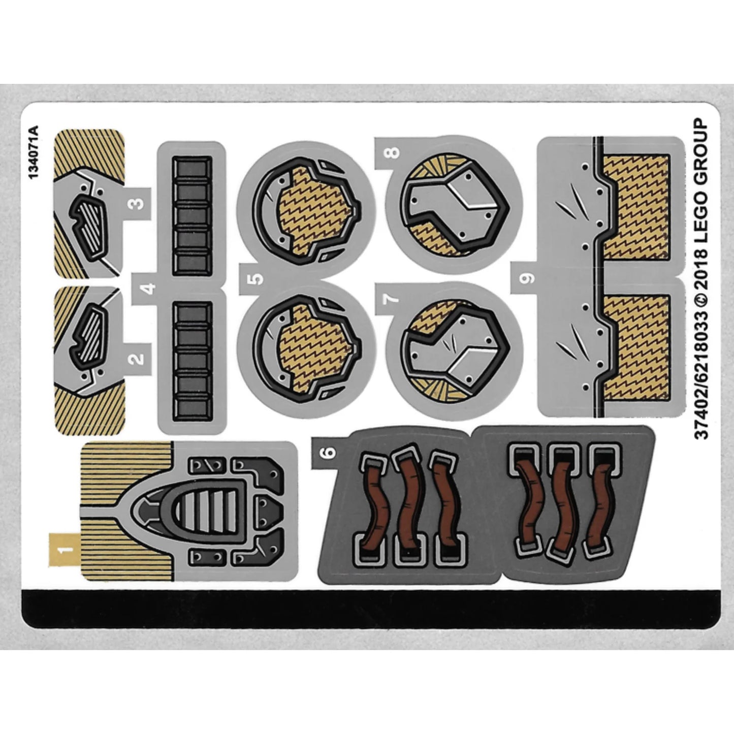 Part 76099stk01 - Sticker Sheet for Set 76099 - (37402/6218033)