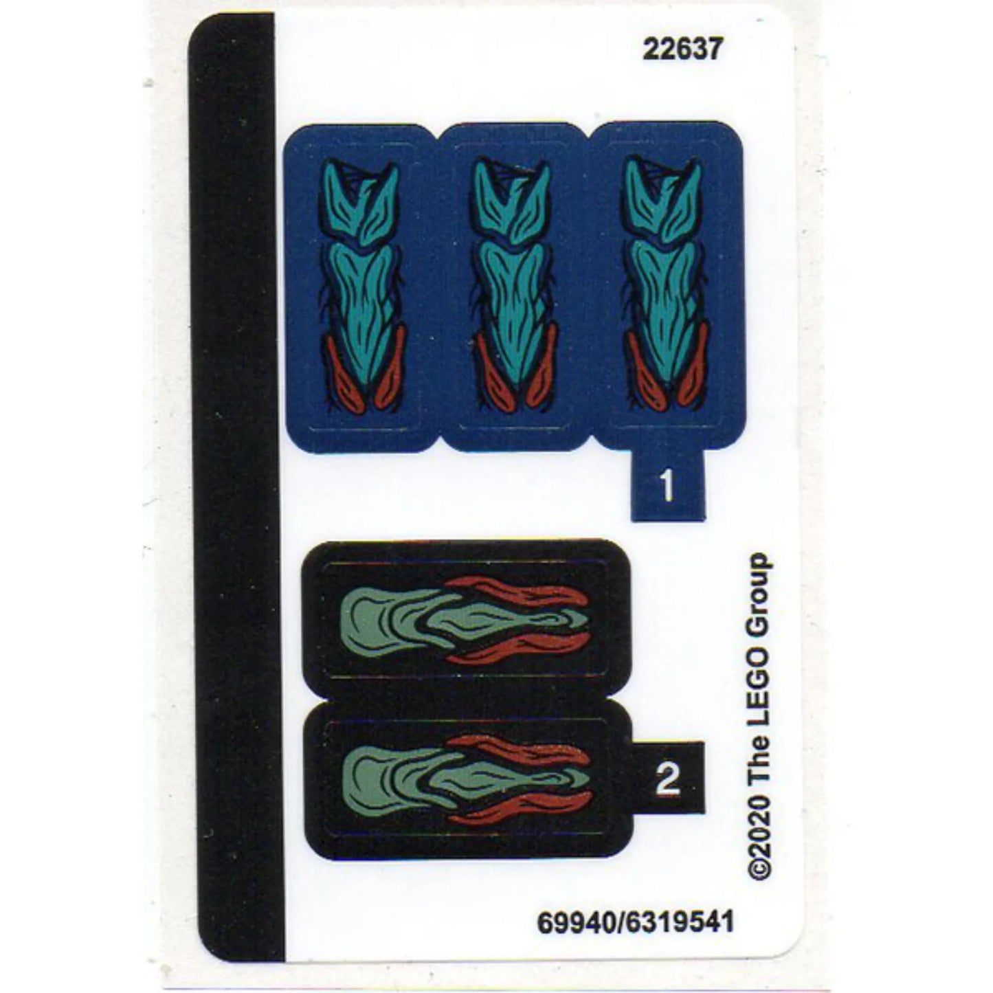 Part 76145stk01 - Sticker Sheet for Set 76145 - (69940/6319541)