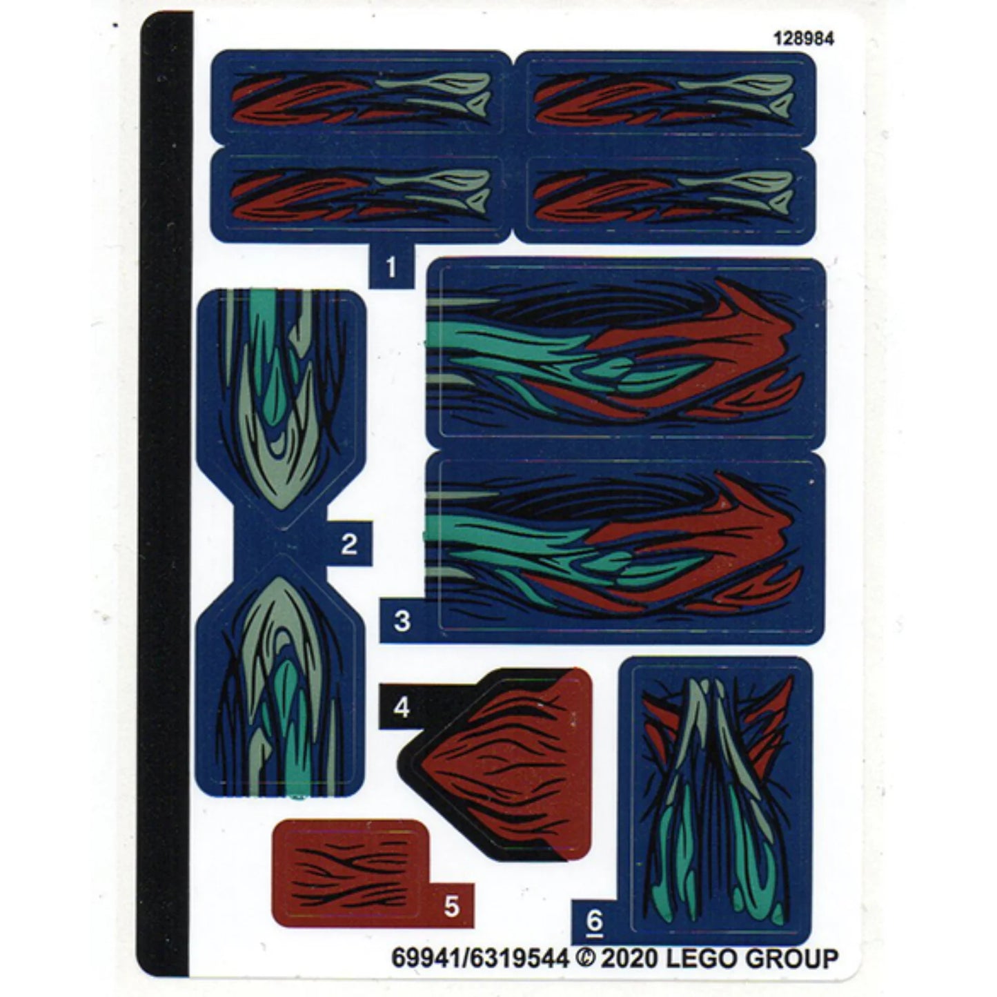 Part 76154stk01 - Sticker Sheet for Set 76154 - (69941/6319544)