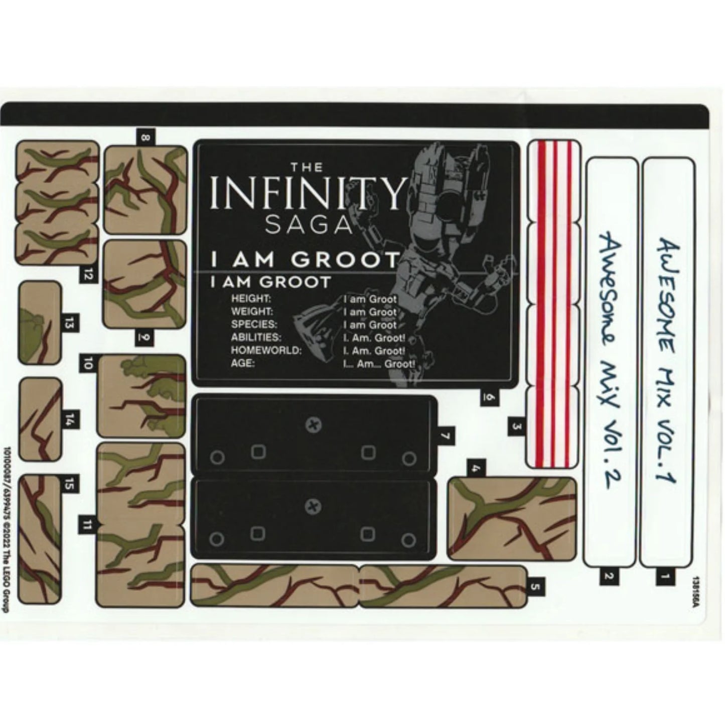 Part 76217stk01 - Sticker Sheet for Set 76217 - (10100087/6399475)