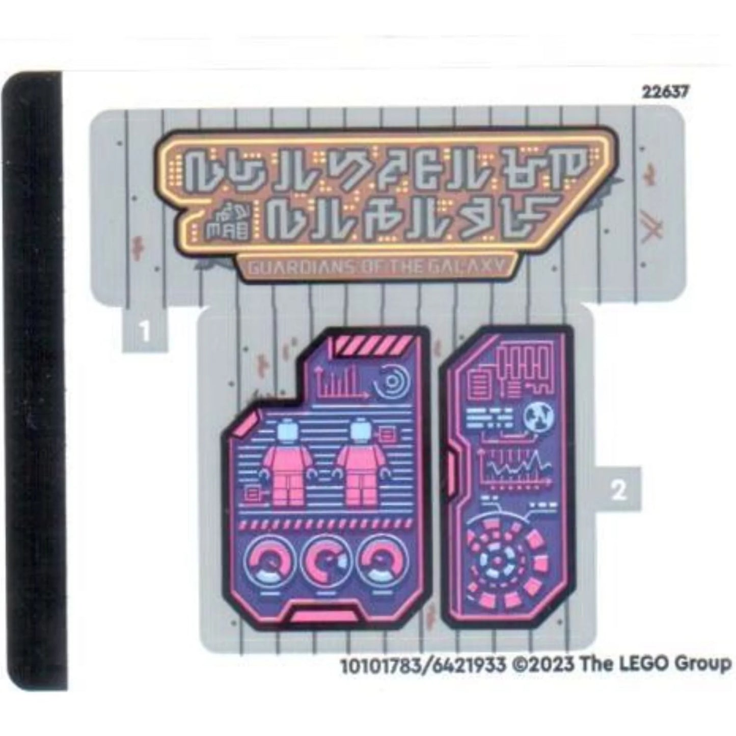 Part 76253stk01 - Sticker Sheet for Set 76253 - (10101783/6421933)