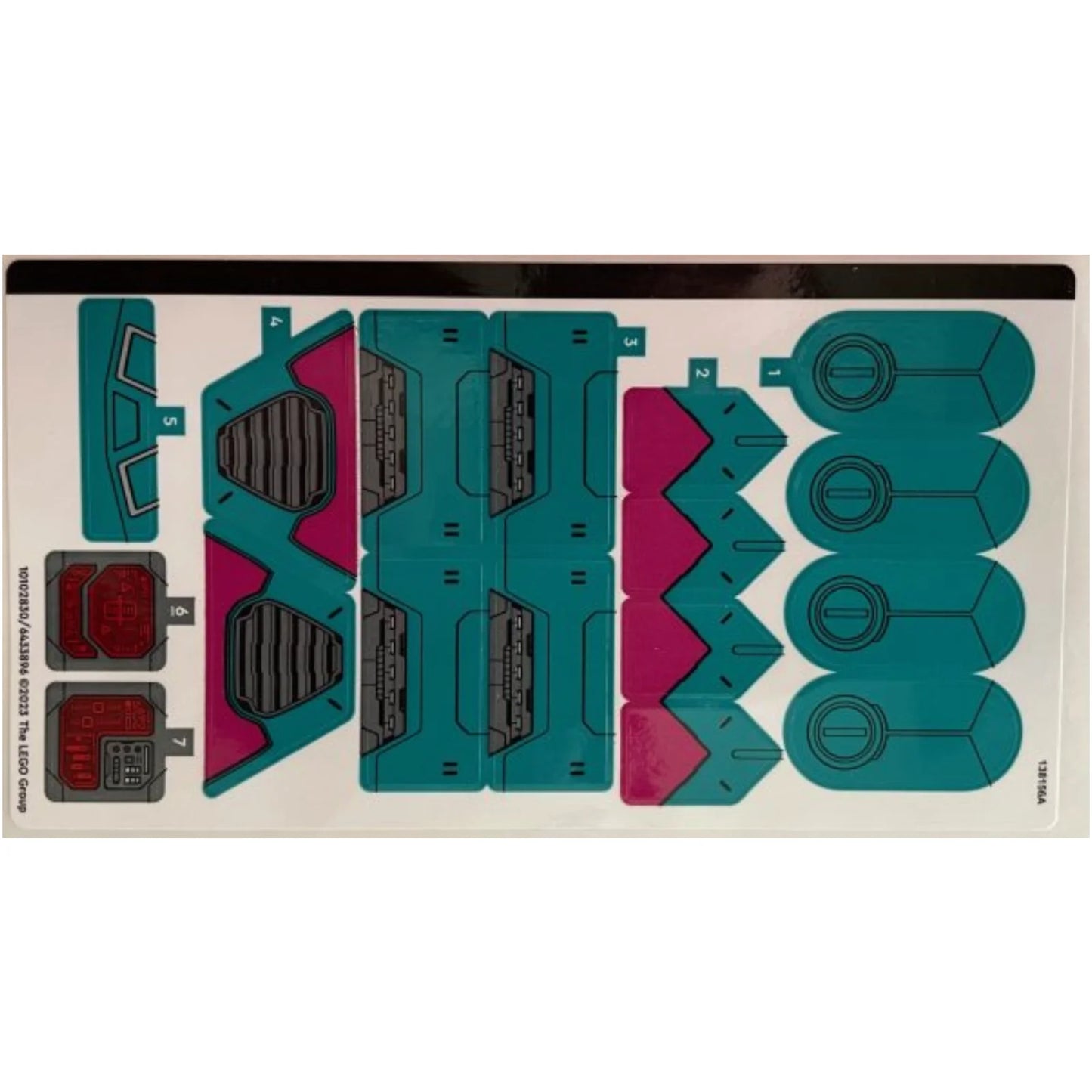 Part 76255stk01 - Sticker Sheet for Set 76255 - (10102830/6433896)