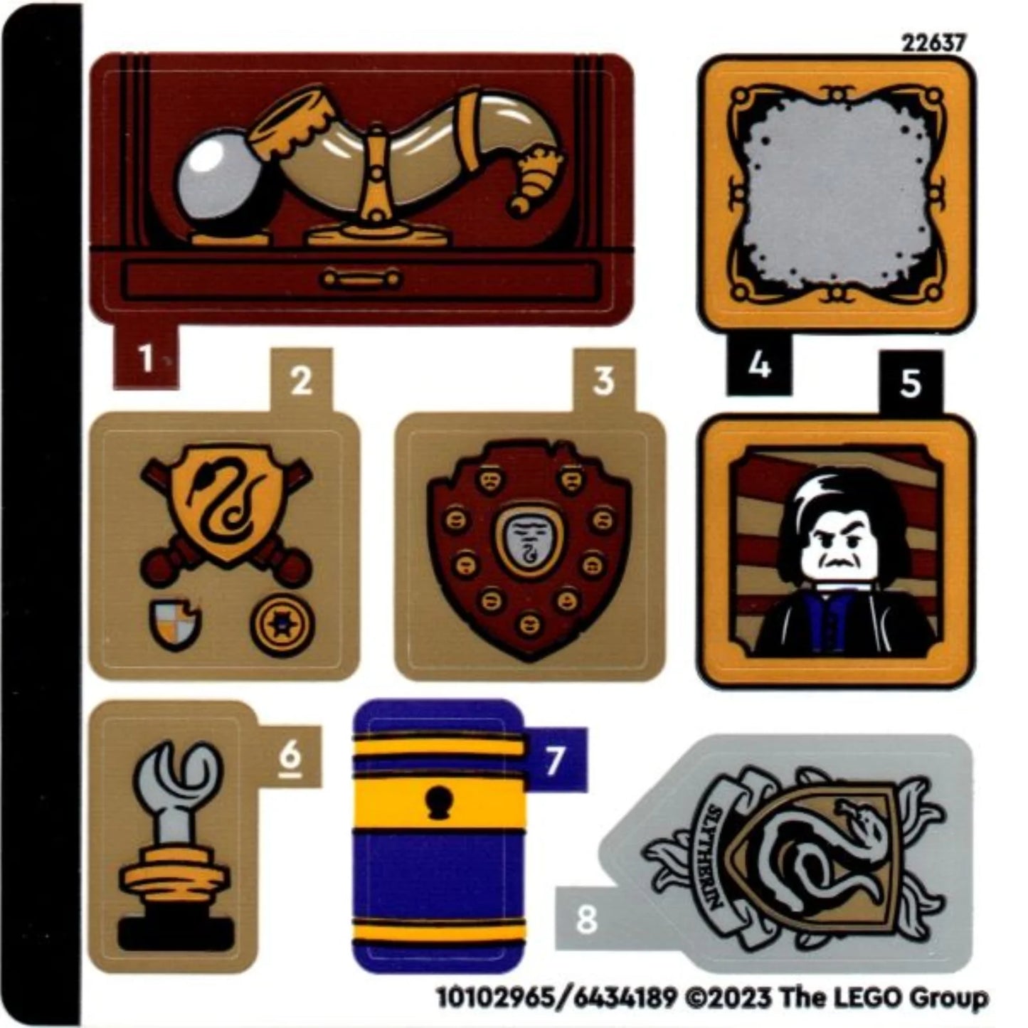 Part 76410stk01 - Sticker Sheet for Set 76410 - (10102965/6434189)