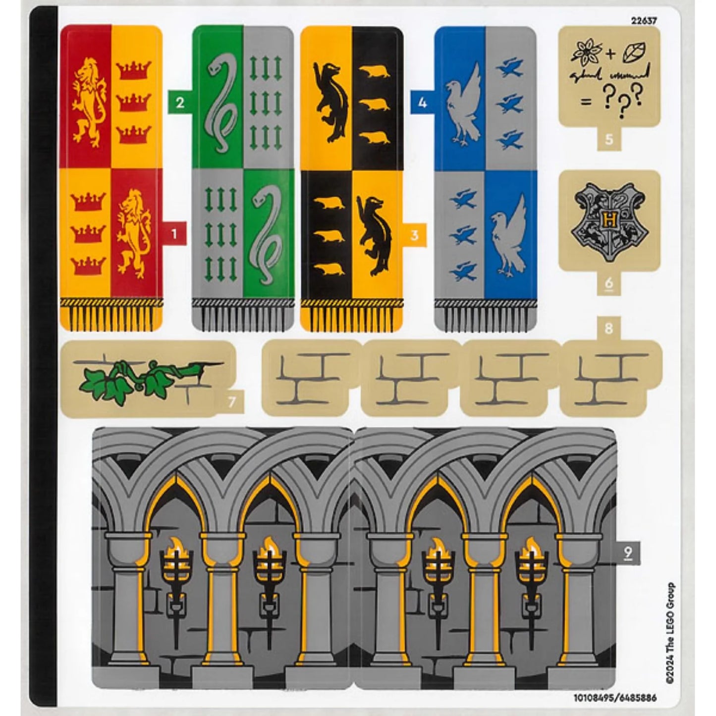 Part 76435stk01 - Sticker Sheet for Set 76435, Sheet 1 - (10108495/6485886)