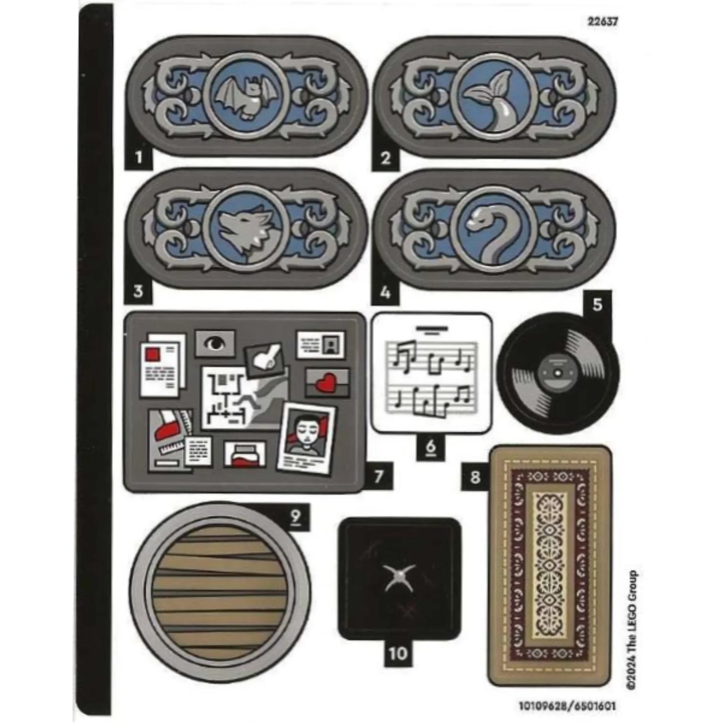 Part 76781stk01 - Sticker Sheet for Set 76781, Sheet 1 - (10109628/6501601)