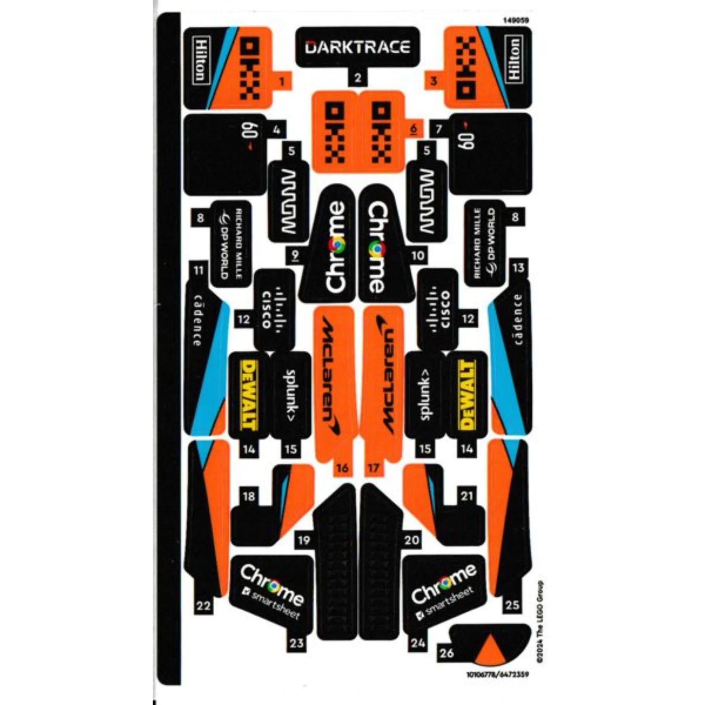 Part 76919stk01 - Sticker Sheet for Set 76919 - (10106778/6472359)