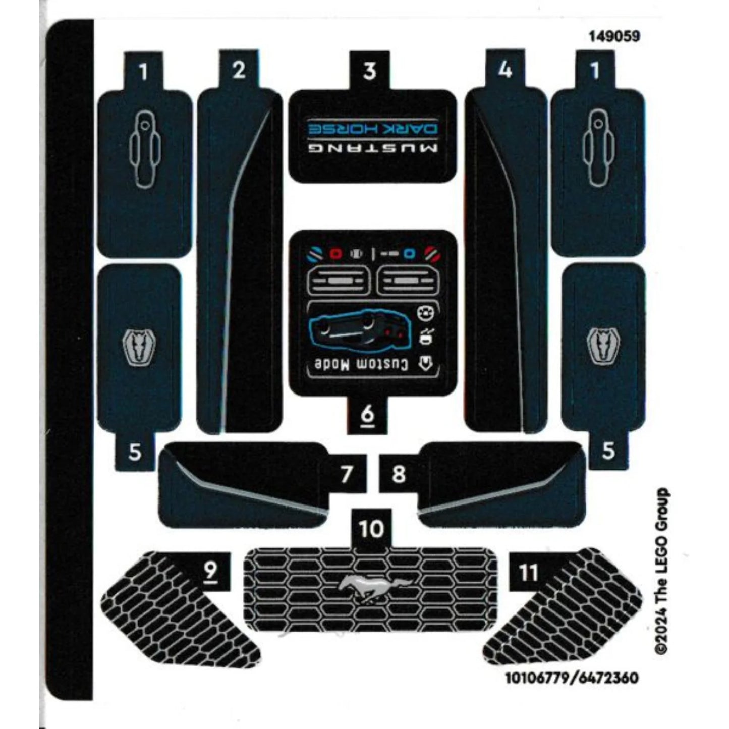 Part 76920stk01 - Sticker Sheet for Set 76920 - (10106779/6472360)