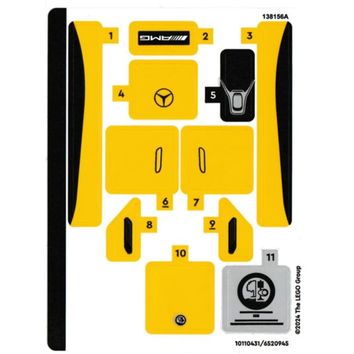 Part 76924stk01 - Sticker Sheet for Set 76924, Sheet 1 - (10110431/6520945)