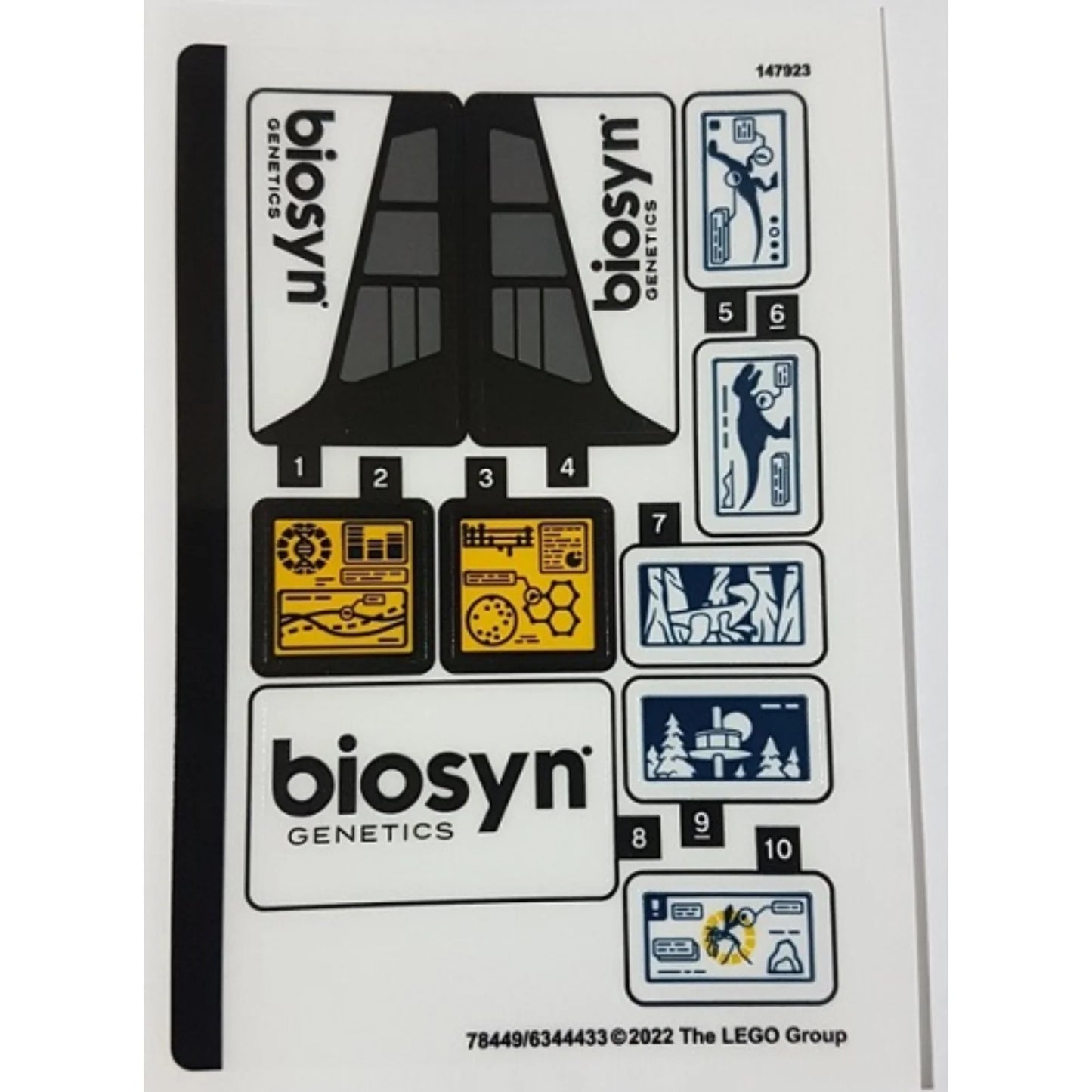 Part 76949stk01 - Sticker Sheet for Set 76949 - (78449/6344433)