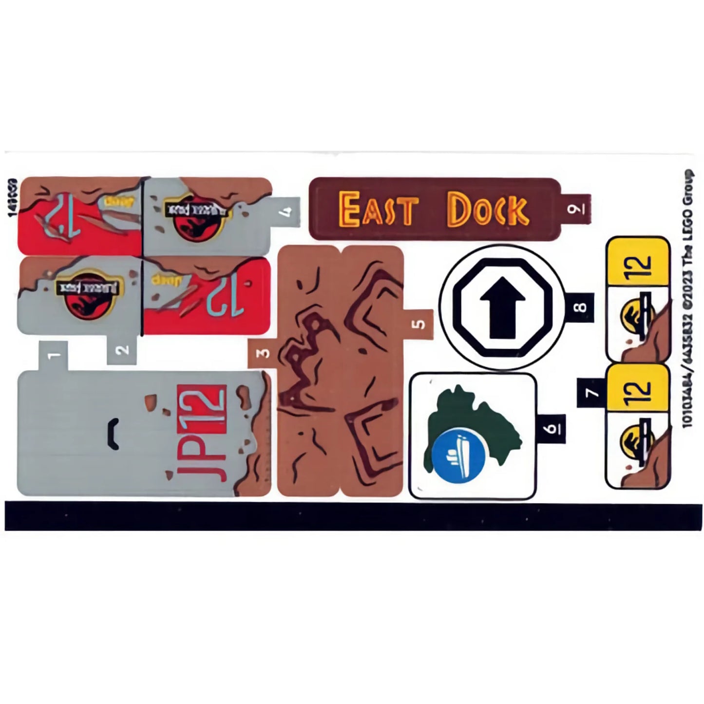 Part 76958stk01 - Sticker Sheet for Set 76958 - (10103484/6435832)