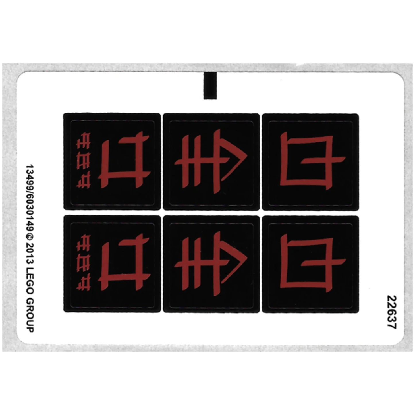 Part 79101stk01 - Sticker Sheet for Set 79101 - (13499/6030149)