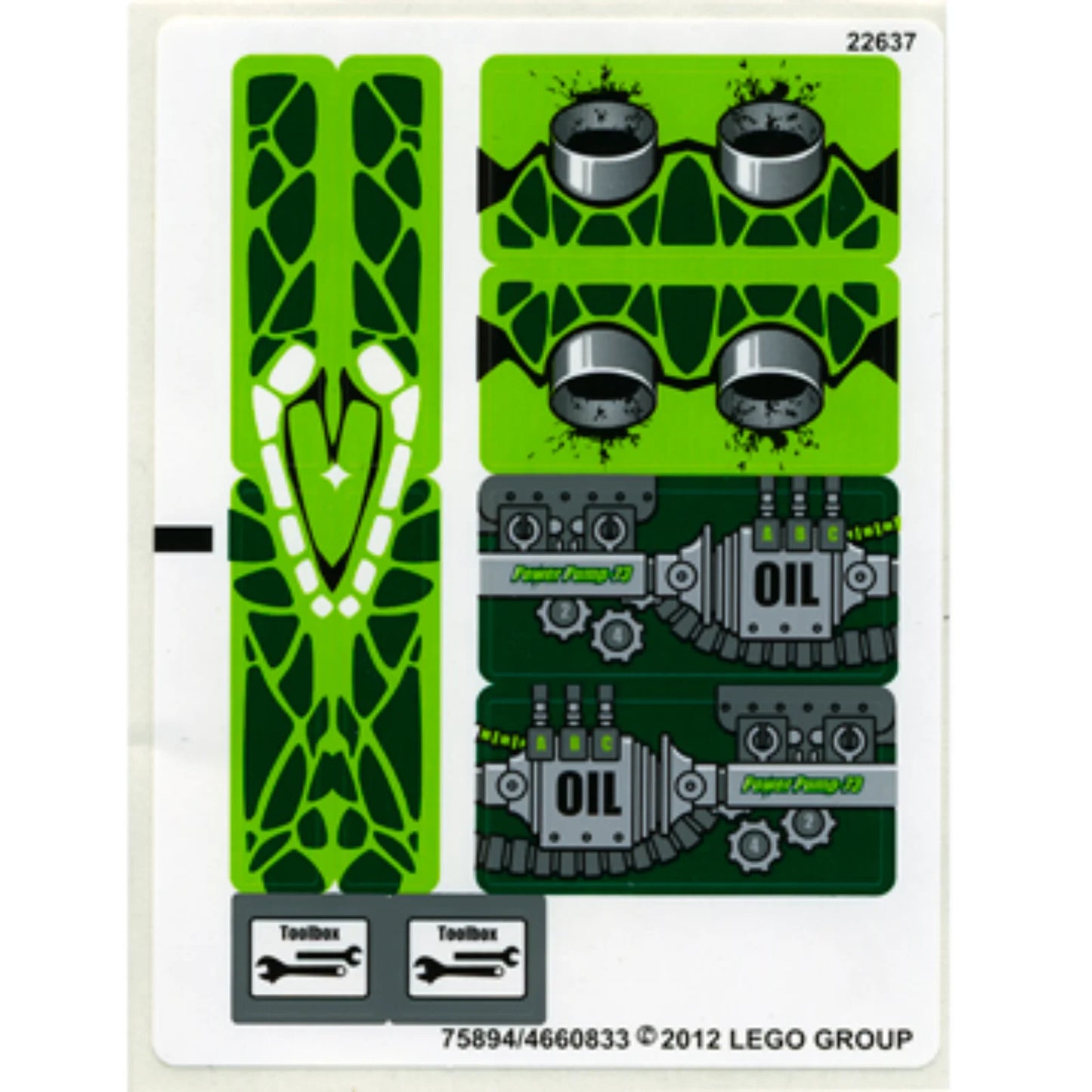 Part 9457stk01 - Sticker Sheet for Set 9457 - (75894/4660833)