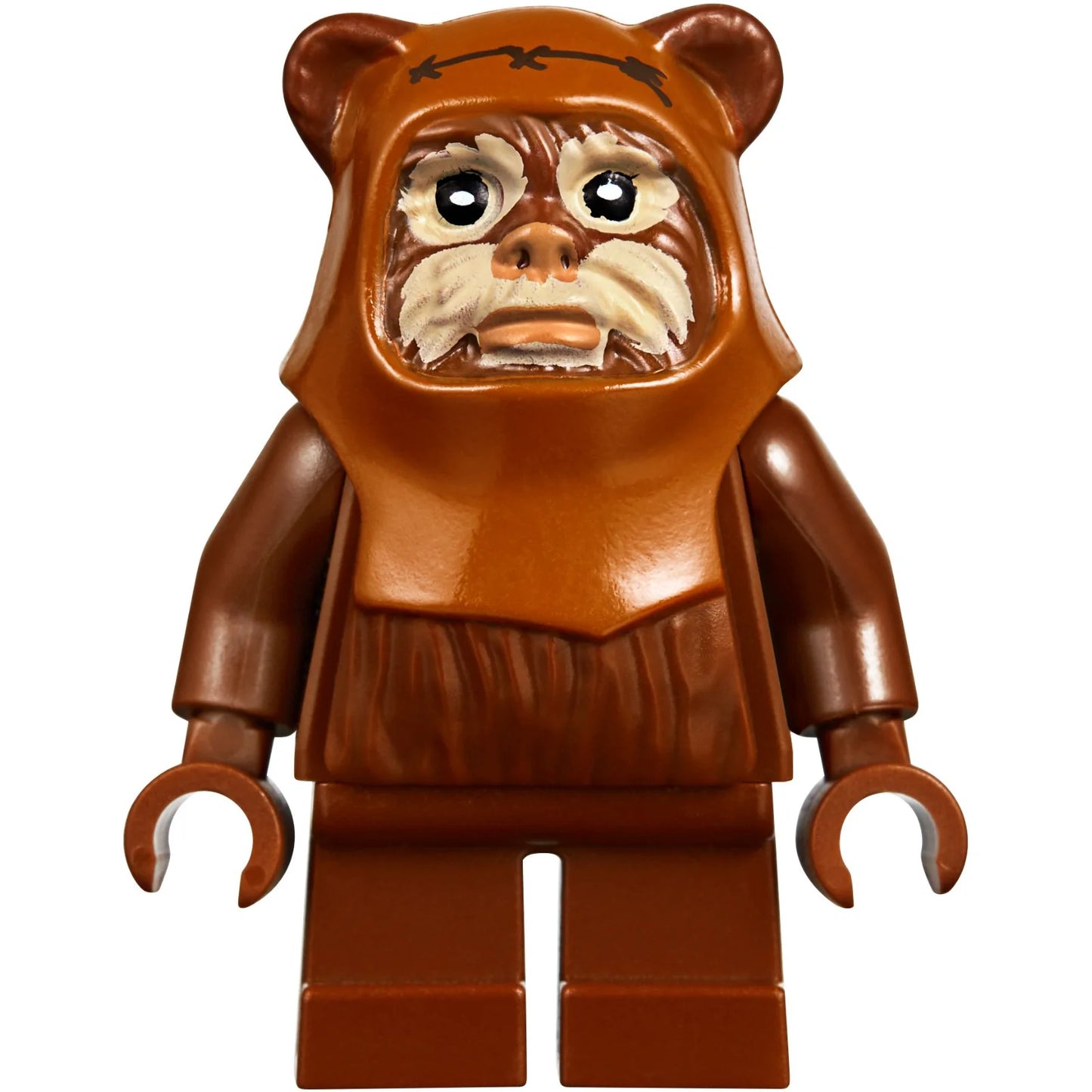 Minifig sw0513 - Wicket (Ewok) with Tan Face Paint Pattern