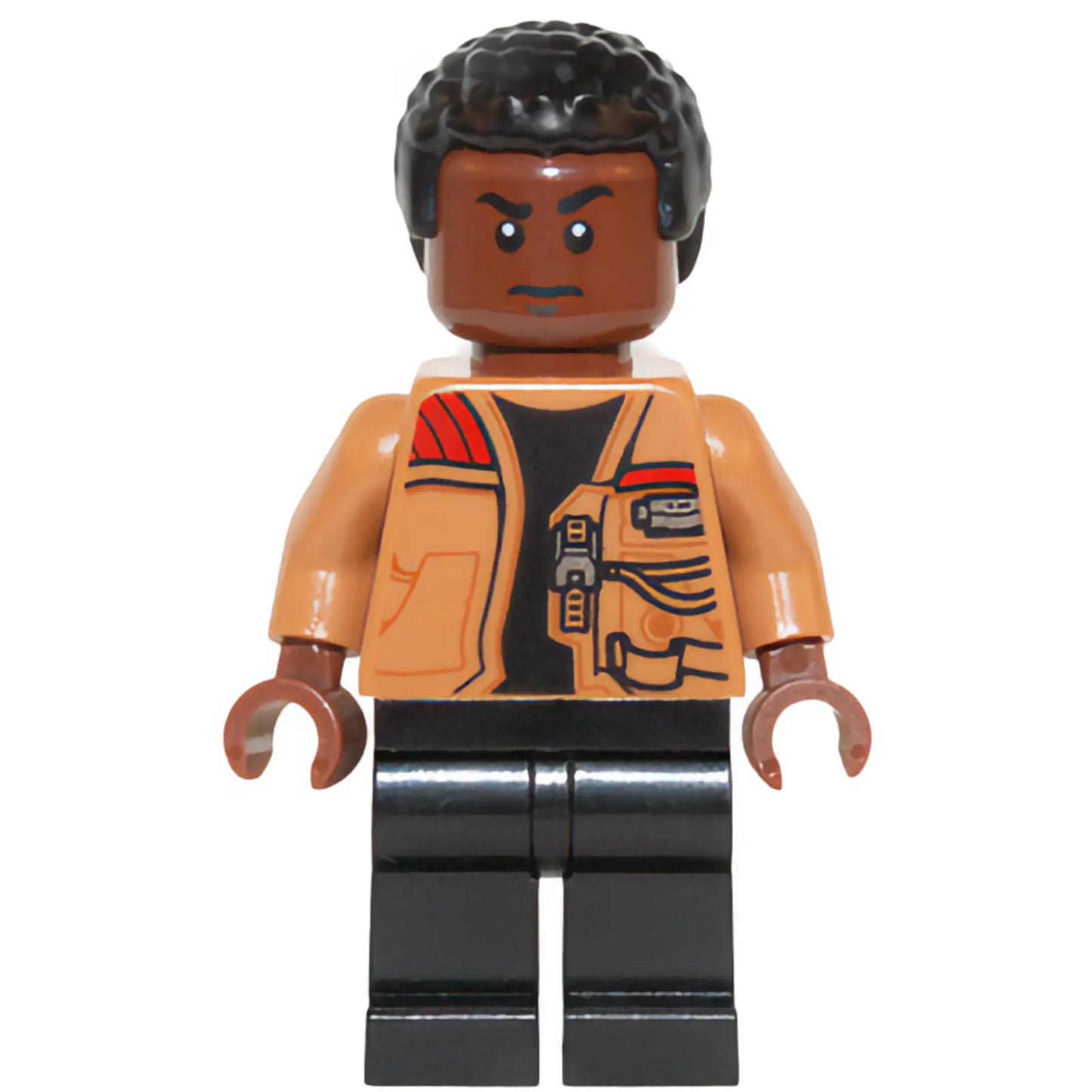 Minifig sw0676 - Finn - Medium Nougat Jacket, Black Legs