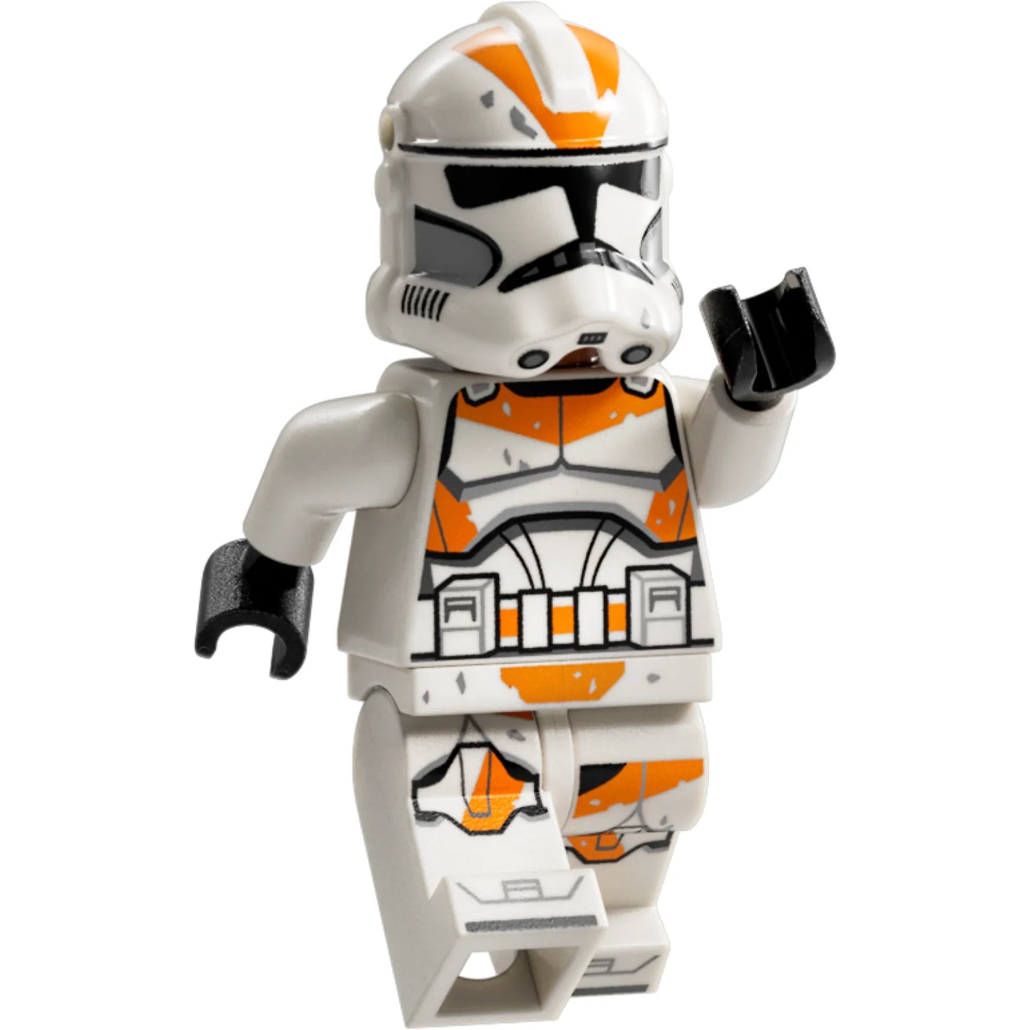 Minifig sw1235 - Clone Trooper, 212th Attack Battalion (Phase 2) - White Arms, Dirt Stains, Nougat Head, Helmet with Holes