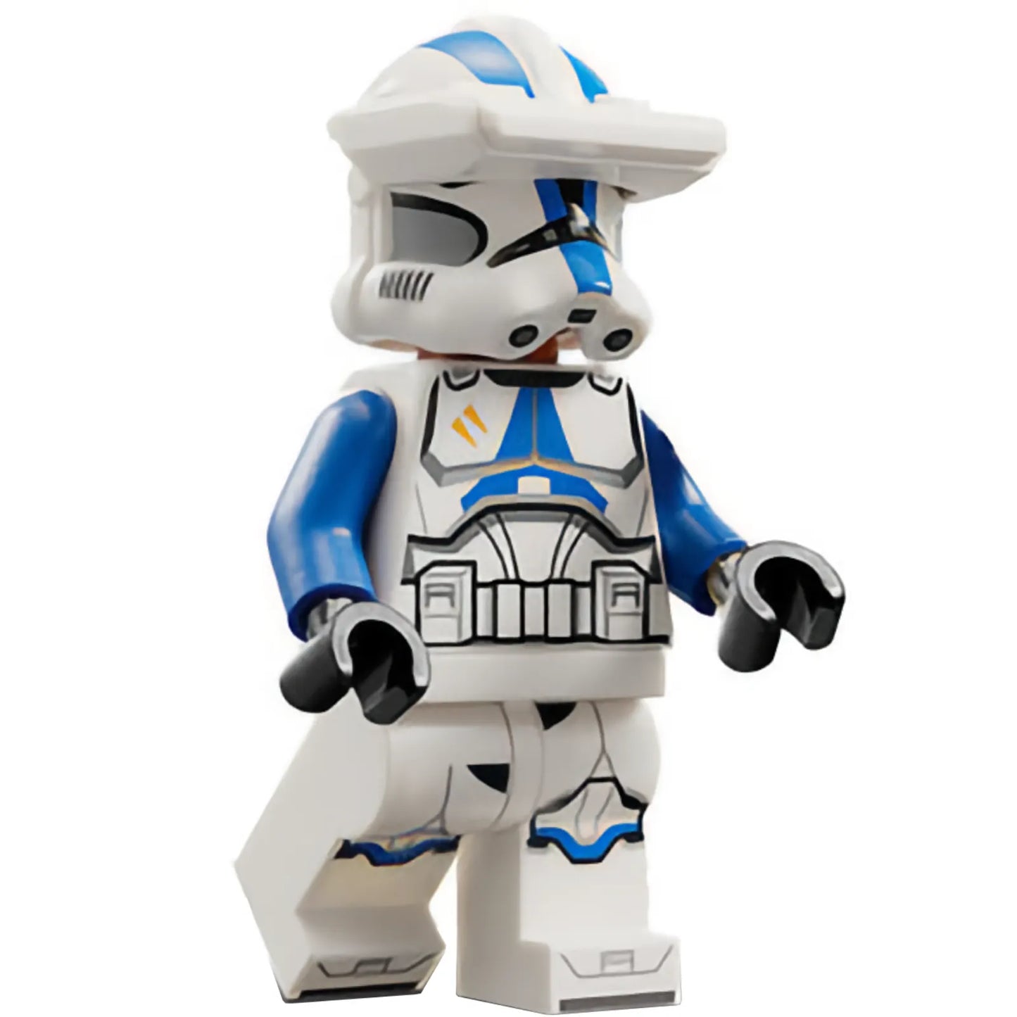 Minifig sw1248 - Clone Trooper Specialist, 501st Legion (Phase 2) - Blue Arms, Macrobinoculars, Nougat Head, Helmet with Holes