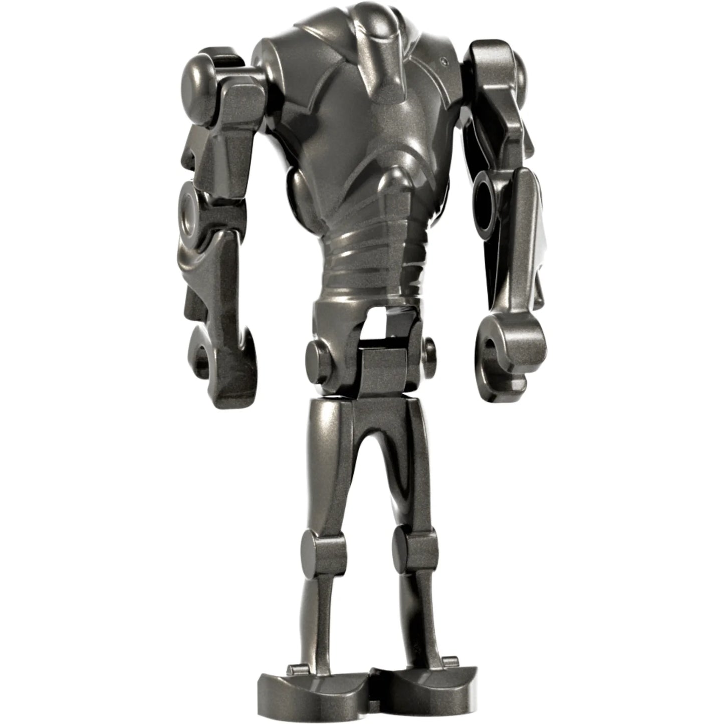 Minifig sw1321 - Super Battle Droid - Pearl Dark Gray, Narrow Head, Chest Light Indent