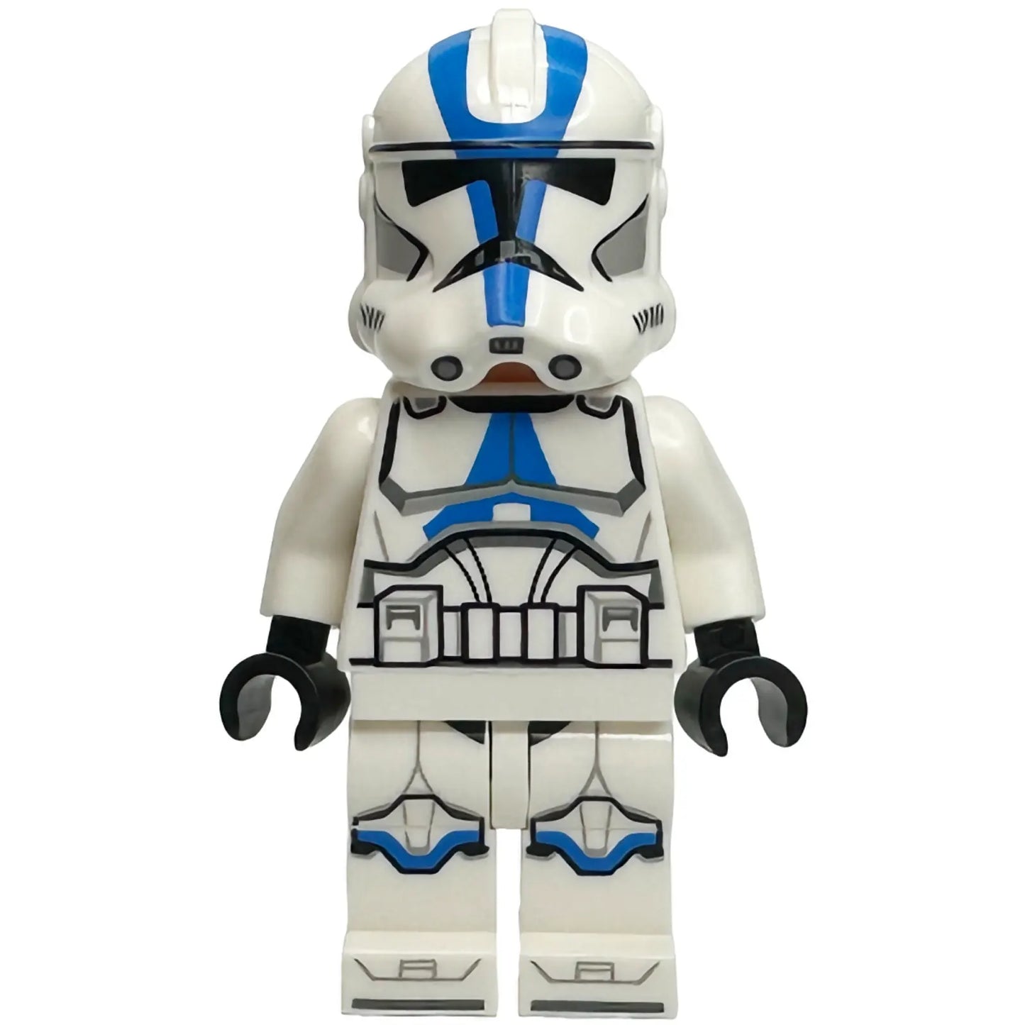 Minifig sw1337 - Clone Trooper, 501st Legion (Phase 2) - White Arms, Nougat Head, Helmet with Holes