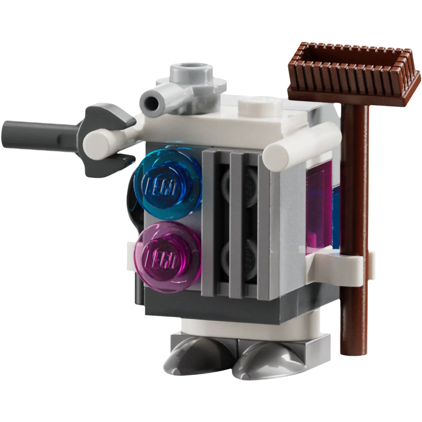 Minifig sw1442 - Gonk Droid (GNK Power Droid) - Body with Trans-Dark Blue and Trans-Dark Pink Lights