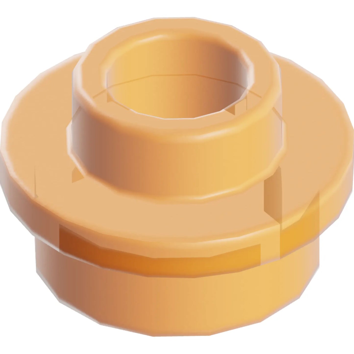 Teil 85861 - Platte, rund 1 x 1 mit offenem Bolzen