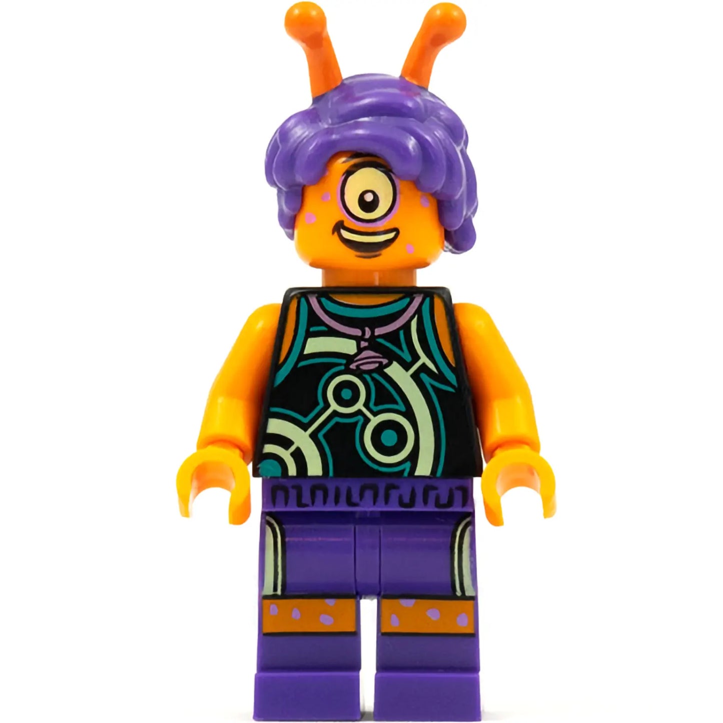 Minifig vid008 - Alien Keytarist, Vidiyo Bandmates, Series 1 (Minifigure Only without Stand and Accessories)