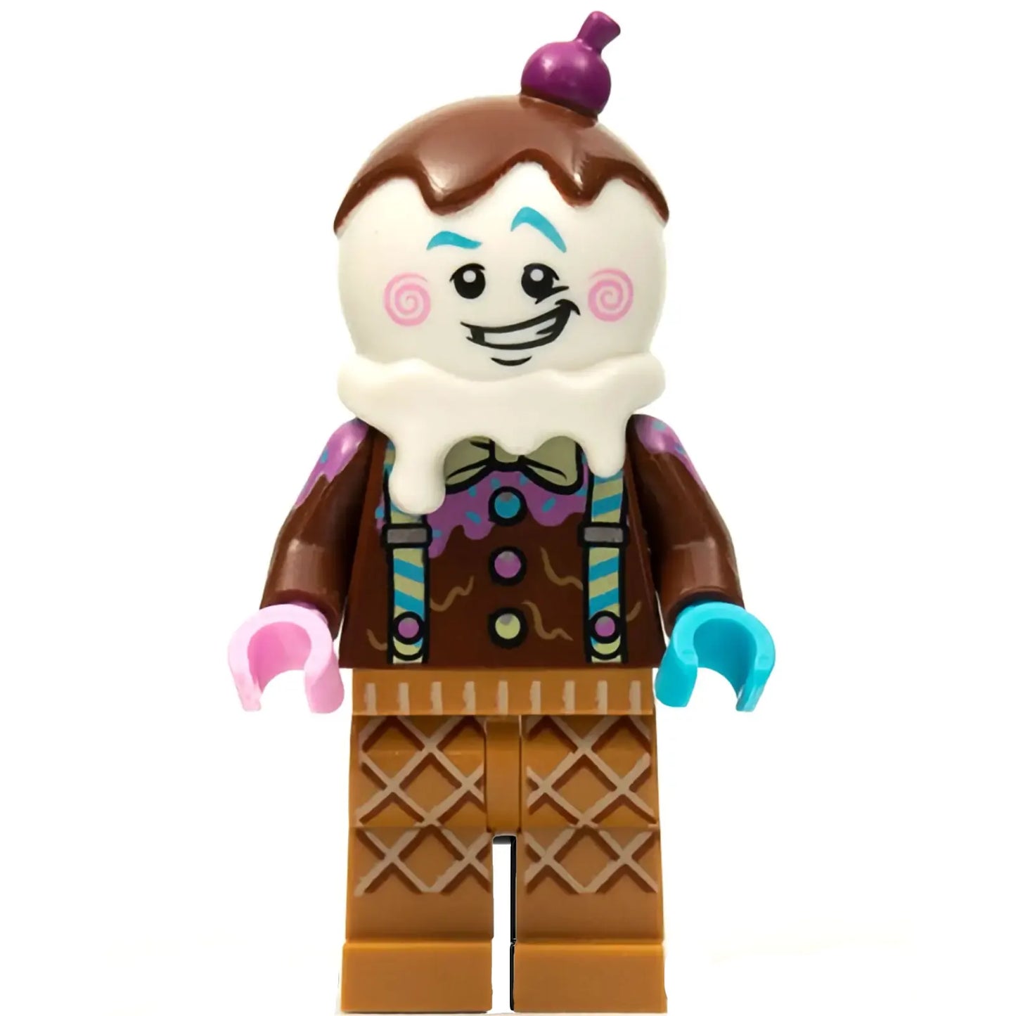 Minifig vid015 - Ice Cream Saxophonist, Vidiyo Bandmates, Series 1 (Minifigure Only without Stand and Accessories)