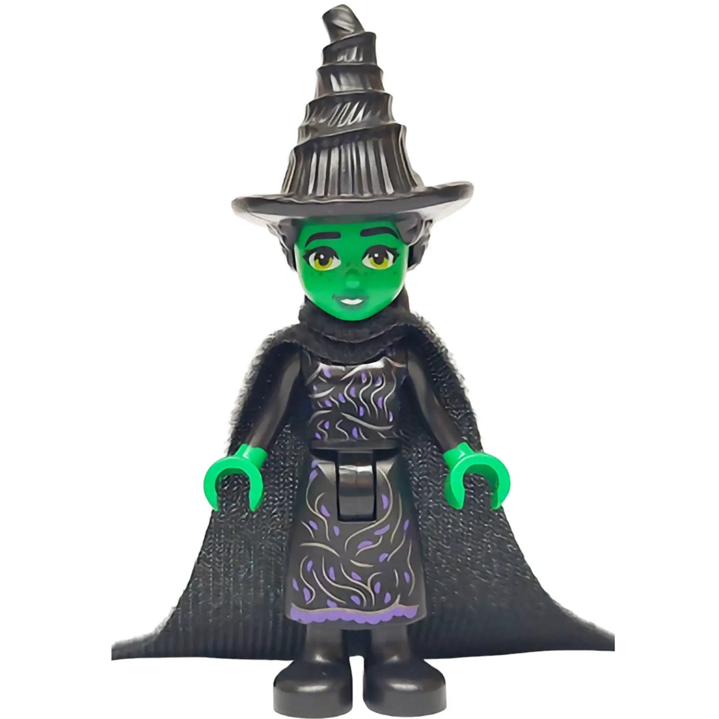 Minifig wck008 - Elphaba - Black Cape and Hat