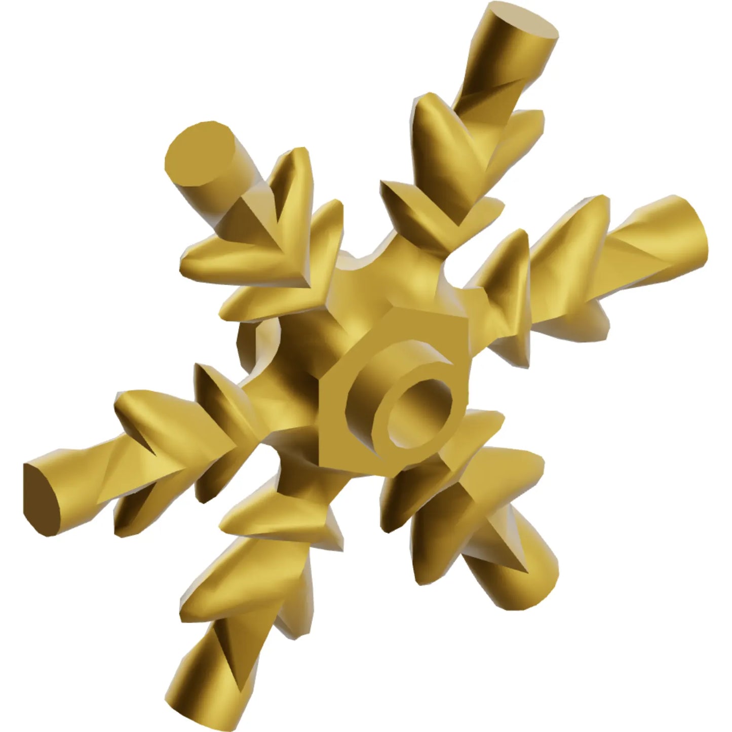 Part x789 - Rock 4 x 4 Crystal, Ice Snowflake