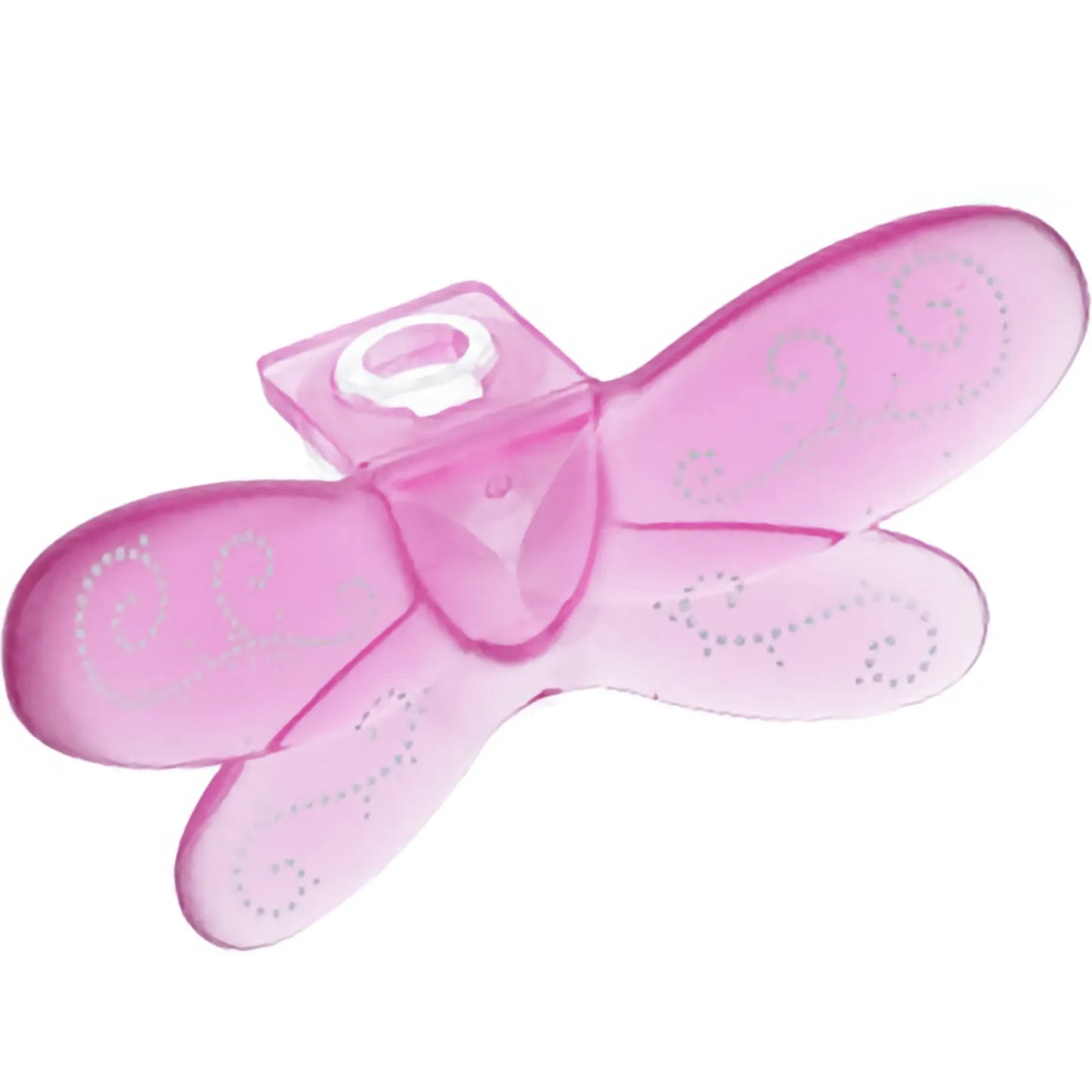 Part 10183pb02 - Minifigure Wings Fairy with Silver Dotted Filigree on Back Pattern