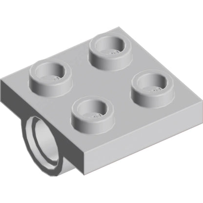 Part 10247 - Plate, Modified 2 x 2 with Pin Hole - Full Cross Support Underneath