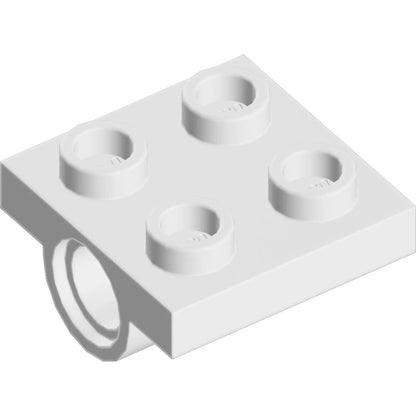 Part 10247 - Plate, Modified 2 x 2 with Pin Hole - Full Cross Support Underneath