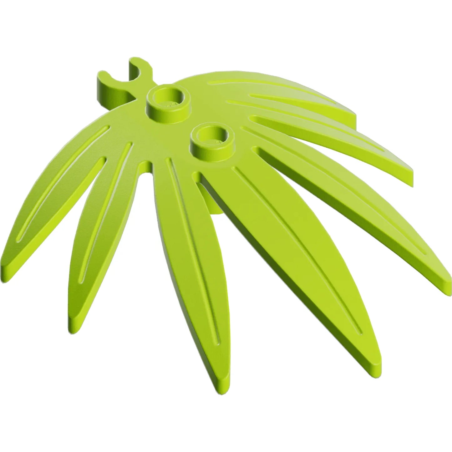 Part 10884 - Plant Leaves 6 x 5 Swordleaf with Open O Clip Thick