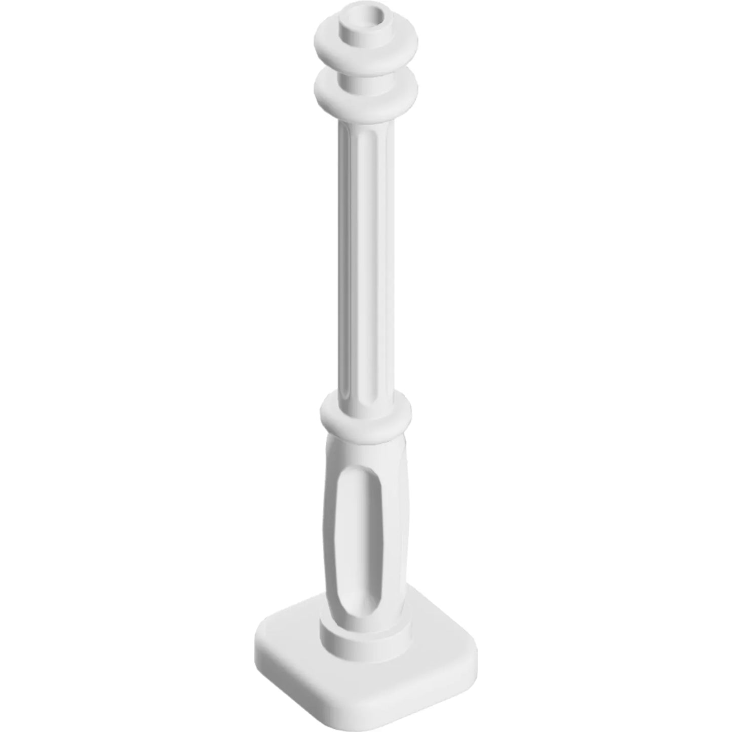 Part 11062 - Support 2 x 2 x 7 Lamp Post, 4 Base Flutes