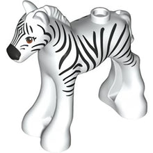 Part 11241pb08 - Horse, Friends, Foal with Dark Orange Eyes, Black Eyebrows, and Zebra Stripes Pattern