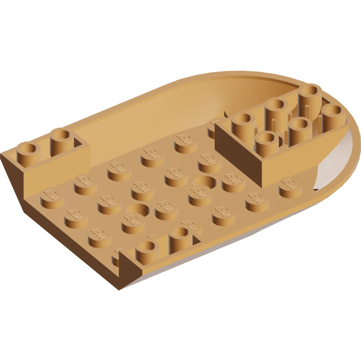 Part 11295 - Aircraft Fuselage Forward Bottom Curved 6 x 8