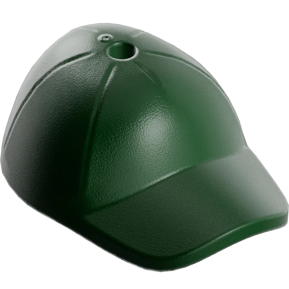 Part 11303 - Minifigure, Headgear Cap - Short Curved Bill with Seams and Hole on Top