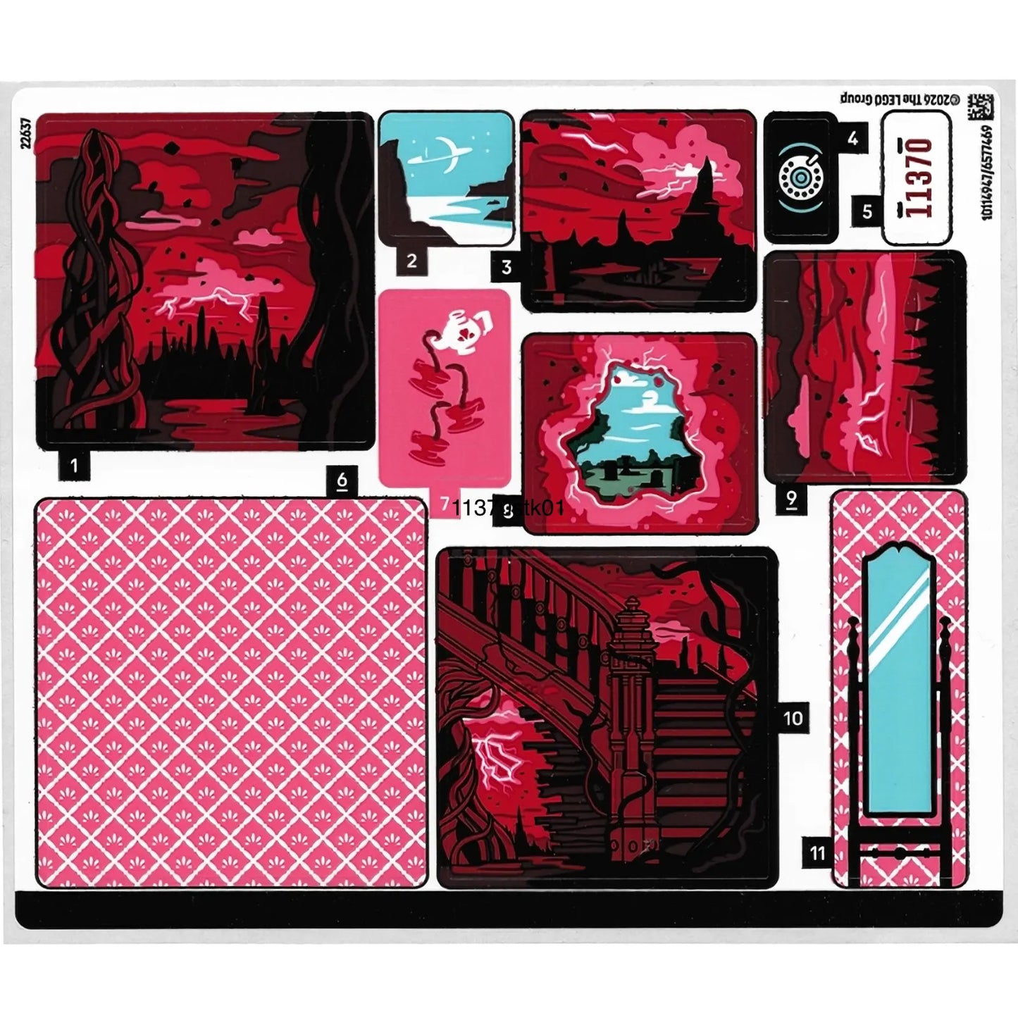 Part 11370stk01 - Sticker Sheet for Set 11370, Sheet 1 - (10114947/6577469)