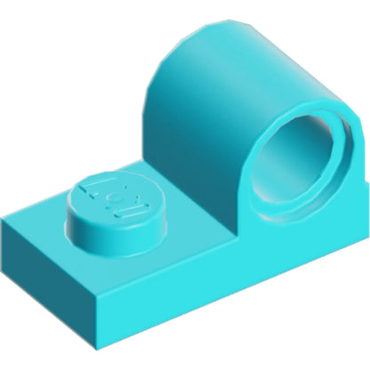 Teil 11458 - Platte, modifiziert 1 x 2 mit Stiftloch oben