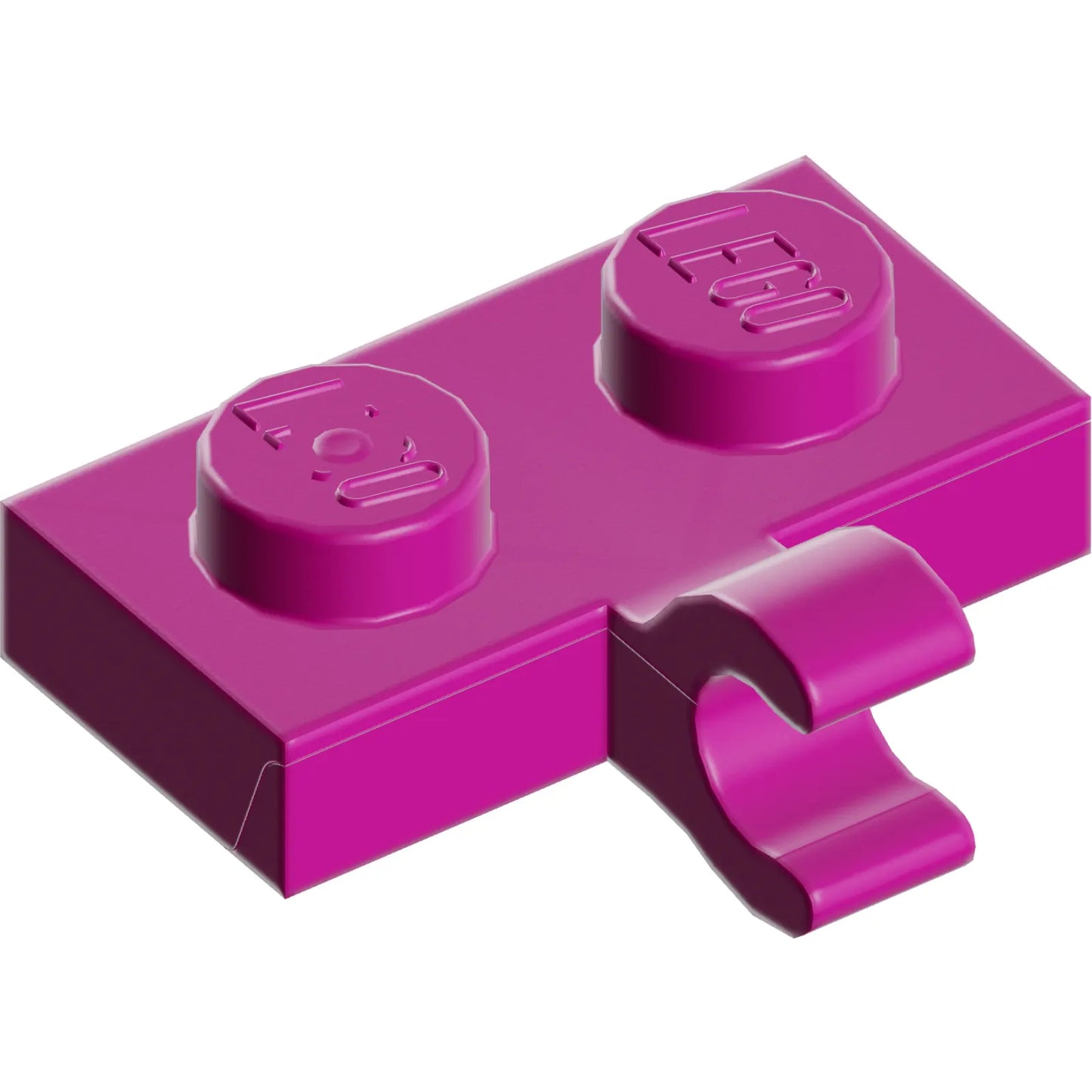 Part 11476 - Plate, Modified 1 x 2 with Clip on Side (Horizontal Grip)