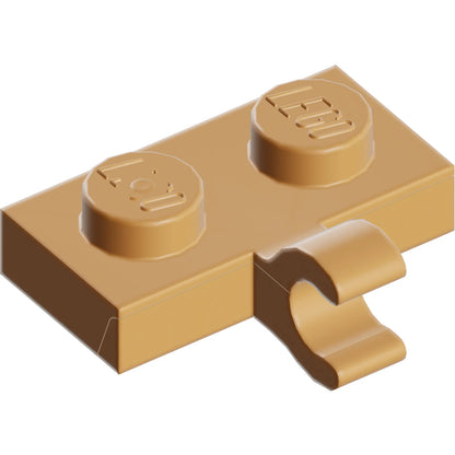 Part 11476 - Plate, Modified 1 x 2 with Clip on Side (Horizontal Grip)