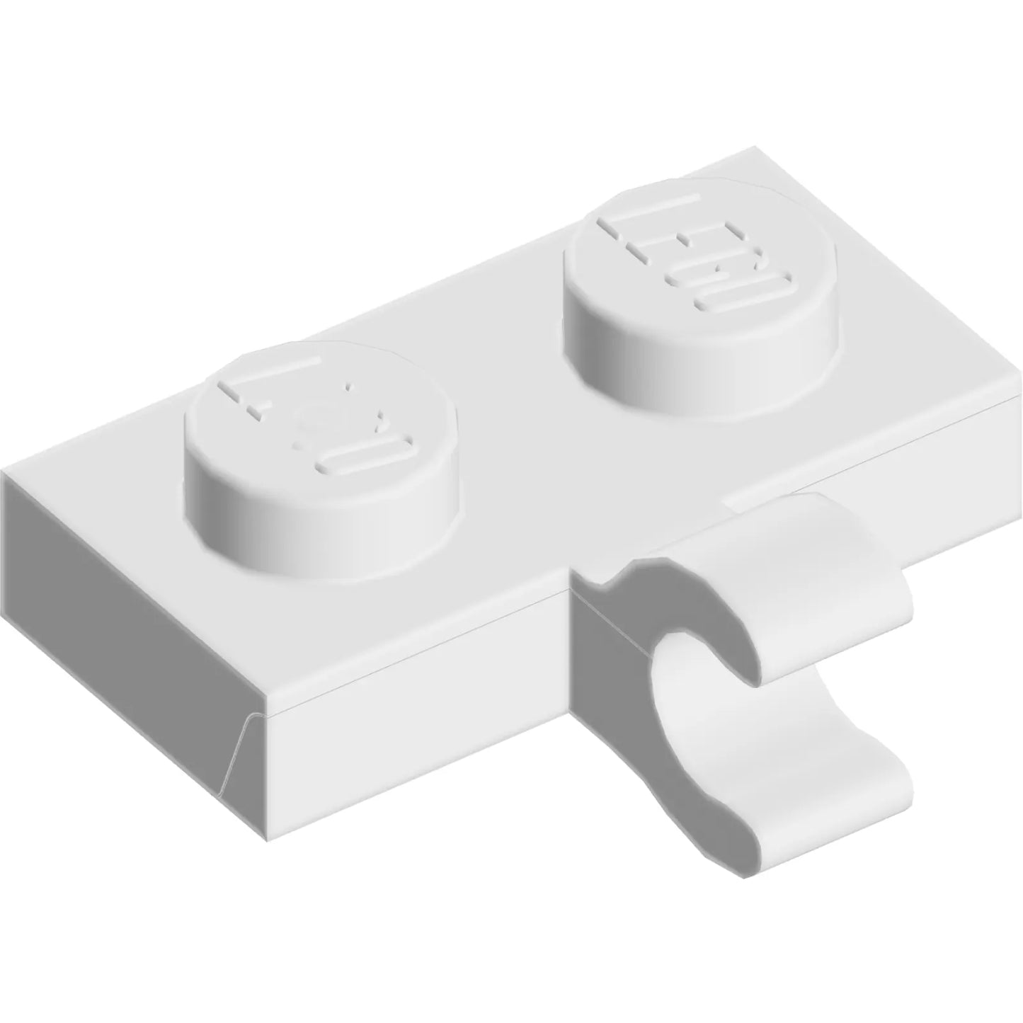 Part 11476 - Plate, Modified 1 x 2 with Clip on Side (Horizontal Grip)