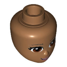 Part 12760 - Mini Doll, Head Friends with Brown Eyes, Eyelashes, Bright Pink Lips and Open Mouth Pattern