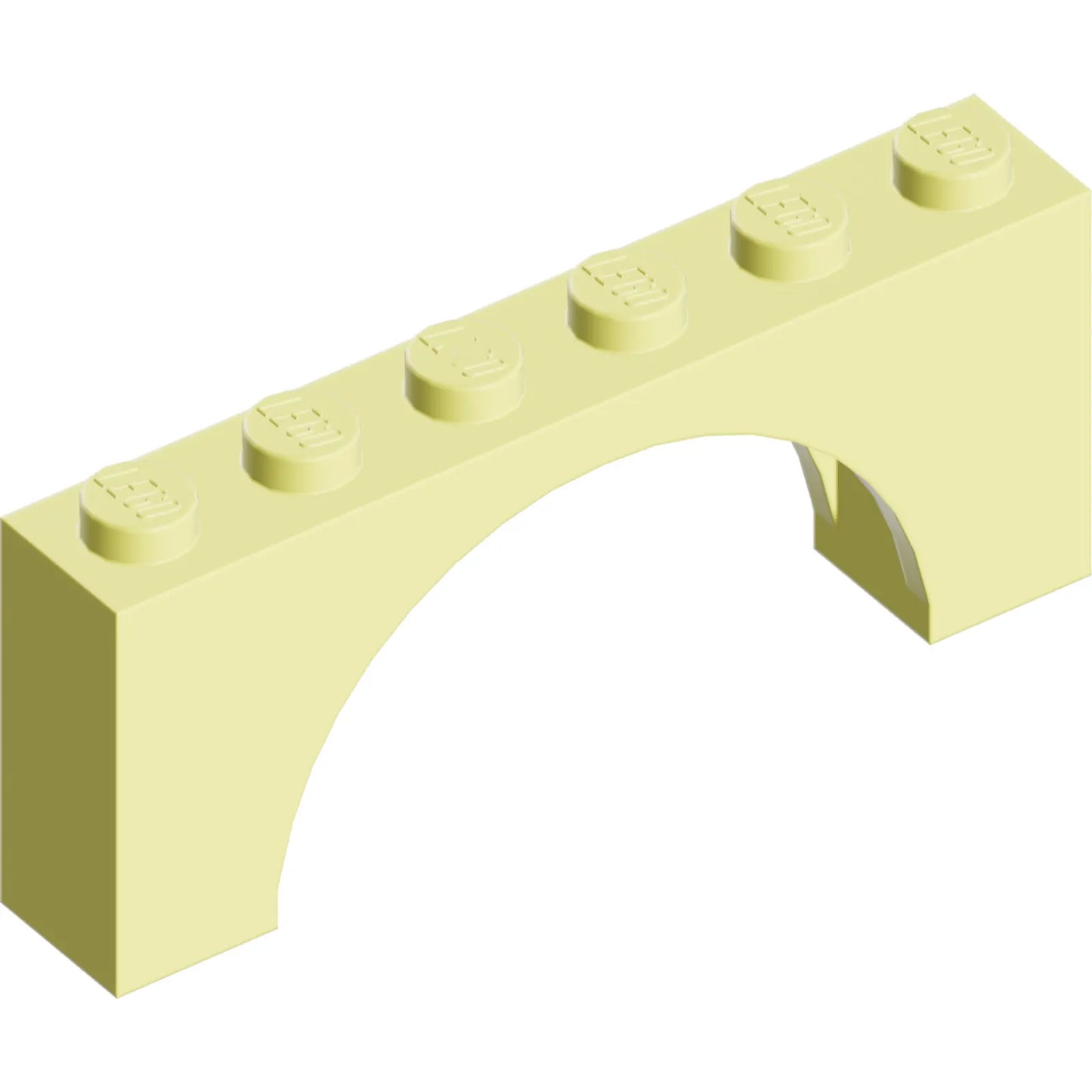 Part 12939 - Arch 1 x 6 x 2 - Thin Top without Reinforced Underside