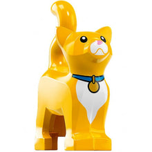 Part 13786pb06 - Cat, Standing with Black Eyes, White Muzzle and Chest, Bright Pink Nose, Blue Collar with Gold Tag Pattern (Sox)