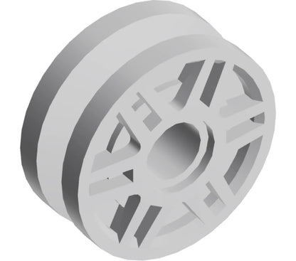 Part 13971 - Wheel 18mm D. x  8mm with Fake Bolts and Deep Spokes with Inner Ring