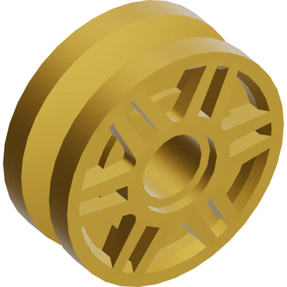 Teil 13971 – Rad 18 mm D. x 8 mm mit falschen Schrauben und tiefen Speichen mit Innenring