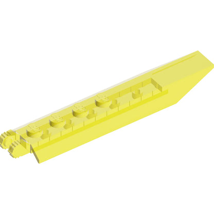 Part 14137 - Hinge Plate 1 x 8 with Angled Side Extensions, Squared Plate Underside